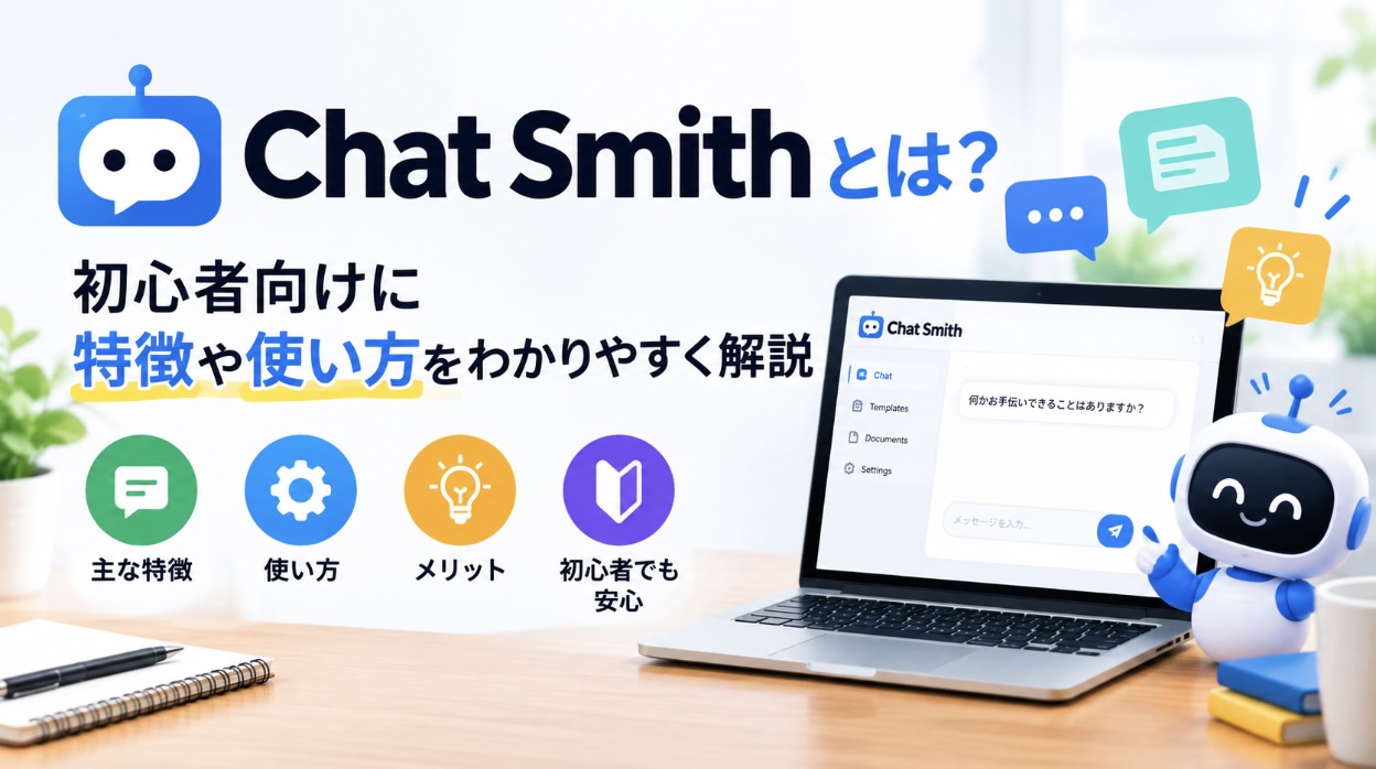 Chat Smithとは？初心者向けに特徴や使い方をわかりやすく解説